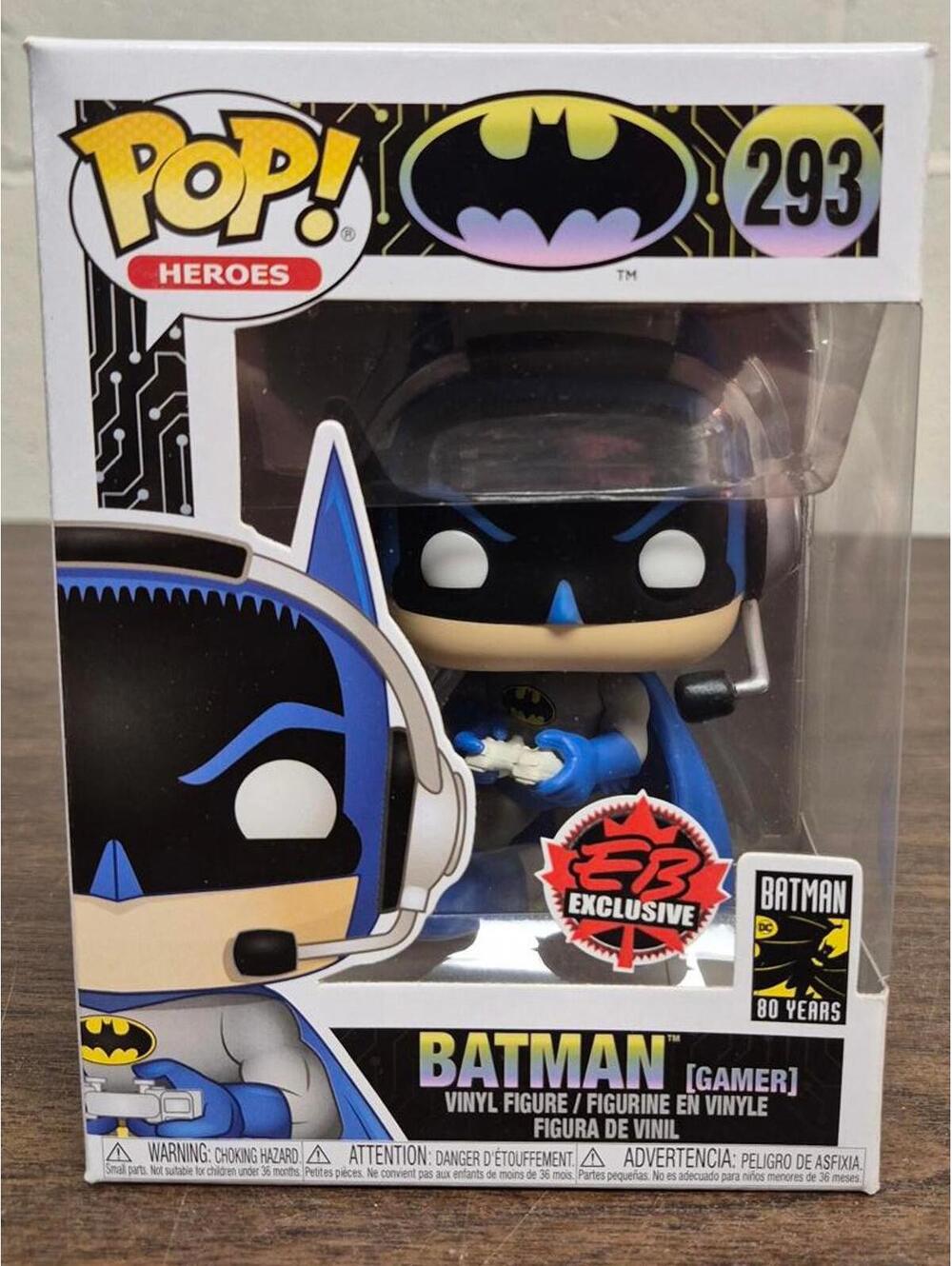 Funko Pop! Heroes Batman [Gamer] #293 - EB Exclusive